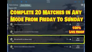 COMPLETE 20 MATCHES IN ANY MODE FROM FRIDAY TO SUNDAY IN PUBG/ BGMI | SEASON CHALLENGE | PUBG MOBILE