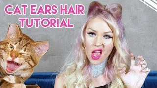 How To: Cat Ears Hairstyle | KristenLeanneStyle