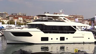 2022 Absolute Navetta 73 Luxury Yacht - Walkaround Tour - 2021 Cannes Yachting Festival