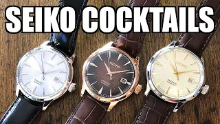 Triple Seiko Cocktail Time Group Comparison (SRPB46J1 SRBP43J1 SRPC99J1) - Perth WAtch #401