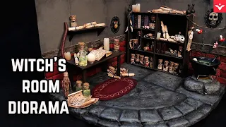 Making Witch's Room Diorama / Miniature Potion Cabinet