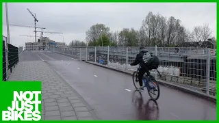 This Amazing Cycling Bridge is Temporary #shorts #infrastructure