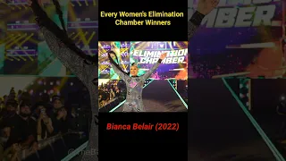 Every Women's Elimination Chamber Winners (2018-2022) #wwe #eliminationchamber
