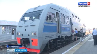 Губернатор сергей Морозов инспектирует поезда на ЖД станции Инза_170619