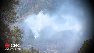 Crews continue to battle blazing fire west of Lytton, B.C.