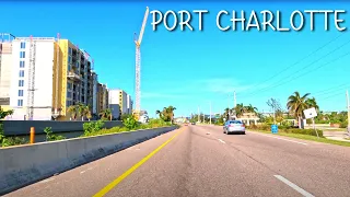 Port Charlotte Florida Driving Through