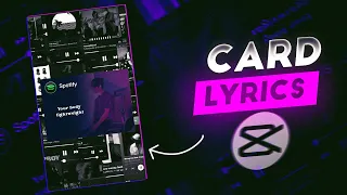 Card Lyrics In CapCut