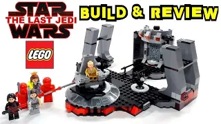 LEGO Snoke's Throne Room 75216 Star Wars BrickQueen 60 second Build & Review