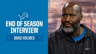 Brad Holmes end of season interview | Detroit Lions
