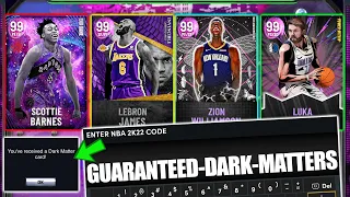 WE GOT IT! NEW LOCKER CODES FOR A FREE ENDGAME AND FREE DARK MATTERS! NBA 2K22 LOCKER CODES