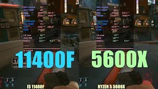 Intel i5 11400f vs AMD Ryzen 5 5600x