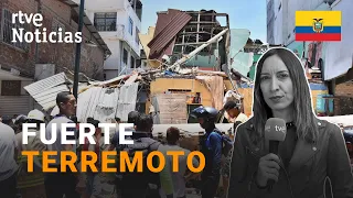 TERREMOTO ECUADOR: Al menos 14 MUERTOS  y cerca de 500 heridos en la COSTA | RTVE