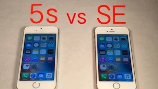 iPhone SE vs iPhone 5s Speed Test Comparison