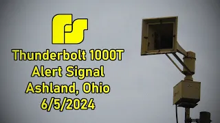 (Reverse Wired) Federal Signal Thunderbolt 1000T - Full Alert - Ashland, Ohio - 6/5/2024