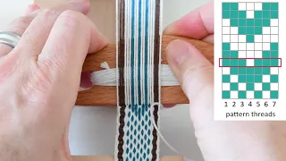 Baltic Style Weaving on the inkle loom