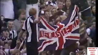 Newcastle Utd  Fans v  Barnsley Away 1981