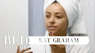 Kat Graham's Nighttime Skincare Routine | Go To Bed With Me | Harper's BAZAAR