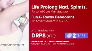 Fun.G Tawas Deodorant TV Ad 2023 15s