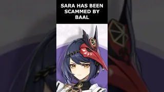 A SAD FACT ABOUT SARA KUJOU IN GENSHIN IMPACT