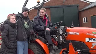 A Kubota in The Netherlands! Eric's B2350 and Attachments!