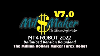 Million Dollars Maker V7.0 - Back-TEST & Unlimited Version Download