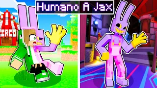 ¡Me convierto en JAX de The Amazing Digital Circus en Minecraft! 😱💜