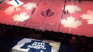 Watch Maple Leafs National Anthem Singer Perform O Canada Before Game vs. Red Wings