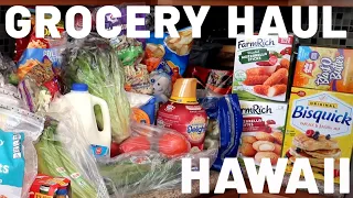 HAWAII GROCERY HAUL || GROCERY HAUL FOR A FAMILY OF 4