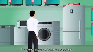 Arçelik - the C-SERVEES washing machine demonstration (English Subtitles)