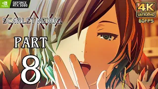 SCARLET NEXUS Walkthrough PART 8 (PC) "Kasane" Gameplay No Commentary @ 4K 60ᶠᵖˢ ✔