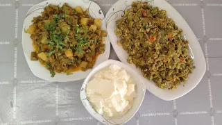 Yemək Resepləri/Yumurtalı lobya çığırtması və kartoflu lobya buğlamasının hazırlanması/#abunə#keşfet