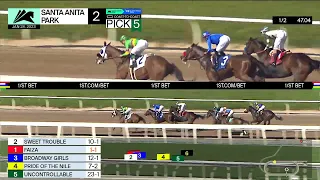 Faiza wins Las Virgenes Stakes on Saturday, January 28 at Santa Anita Park