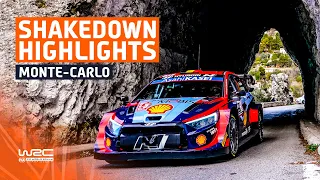 Shakedown Highlights | WRC Rallye Monte-Carlo 2023