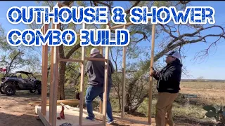 Outhouse build with attached Shower