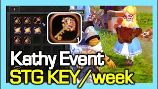 Kathy Event : STG KEY per Week / Dragon Nest Korea (2023 July)