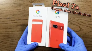 Pixel 7a Coral (Google Store Exclusive)- ASMR Unboxing + Camera Test