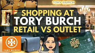 SHOPPING AT TORY BURCH RETAIL VS OUTLET 🌸🌸🌸 Which is better? Coach Handbags or Tory Burch Handbags