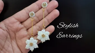 CROCHET EARRINGS | STYLISH EARRINGS | EASY TO MAKE