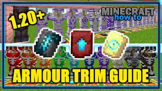 Full guide on the minecraft armour trims