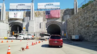 4K NYC - Driving through Lincoln Tunnel from New Jersey to Manhattan | Sept 2021