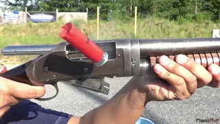 Winchester 1897 - Shooting and Slamfire