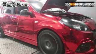 Renault Sandero TURBO 1.6 16V MegaSquirt2 Dyno Dinamometro