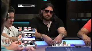 INCREDIBLE POKER HAND!   Straight Flush vs Full House