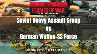 Flames of War Battle Report #13 | Soviets vs Germans | 100 points