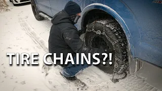 How to Put Snow Chains on Your Tires