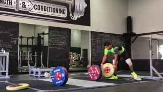Mohamed Ehab, Day 3, power clean and jerks