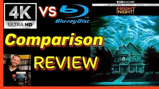 Fright Night 4K UHD Blu Ray Review Exclusive 4K vs Blu Ray Image Comparison Analysis Unboxing Horror