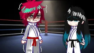 "taekwondo with muichiro" ||demonslayer||knymeme-trend||ft:mui,random person||