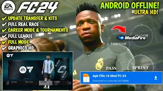 AKHIRNYA! FIFA 16 MOD FC 24 Android Offline Cuma 100MB Bisa Career Mode Grafik HD