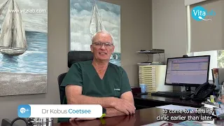 Struggling to conceive? Dr Coetsee explains why you should visit a fertility clinic.